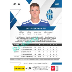 2022/23 Sportzoo Fortuna Liga 1. série #080 Ondřej Karafiát