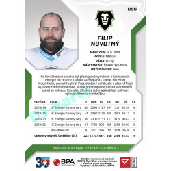 2022/23 Sportzoo ELH 1. série #056 Filip Novotný