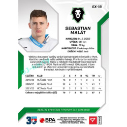 2022/23 Sportzoo ELH Extended #EX-18 Sebastian Malát