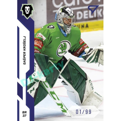 2022/23 Sportzoo ELH 1. série #055 Gašper Krošelj Blue xx/99