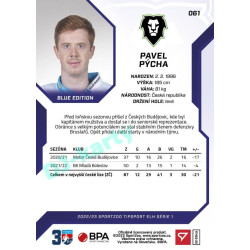 2022/23 Sportzoo ELH 1. série #061 Pavel Pýcha Blue xx/99