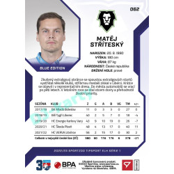 2022/23 Sportzoo ELH 1. série #062 Matěj Stříteský Blue xx/99
