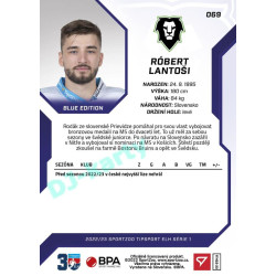 2022/23 Sportzoo ELH 1. série #069 Róbert Lantoši Blue xx/99
