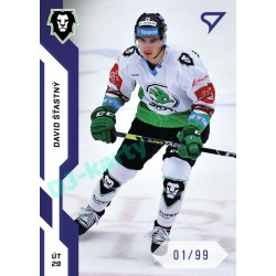 2022/23 Sportzoo ELH 1. série #072 David Šťastný Blue xx/99
