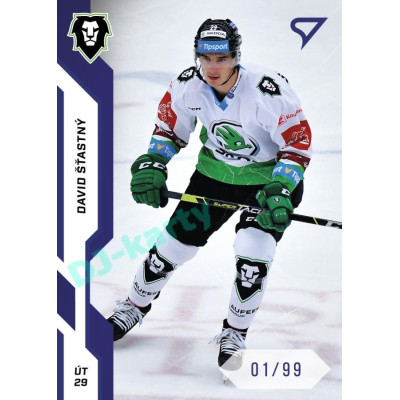 2022/23 Sportzoo ELH 1. série #072 David Šťastný Blue xx/99