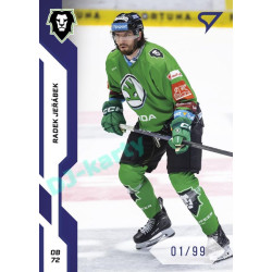 2022/23 Sportzoo ELH 1. série #058 Radek Jeřábek Blue xx/99