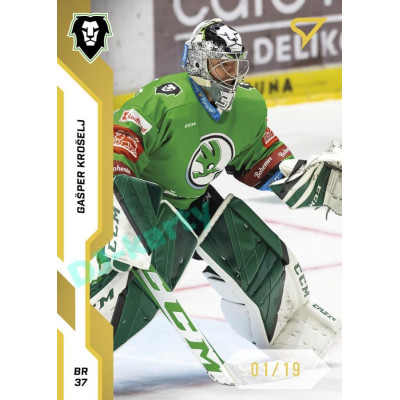 2022/23 Sportzoo ELH 1. série #055 Gašper Krošelj Gold xx/19