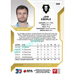 2022/23 Sportzoo ELH 1. série #066 Jan Eberle Gold xx/19