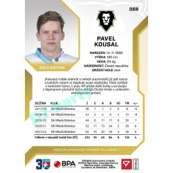 2022/23 Sportzoo ELH 1. série #068 Pavel Kousal Gold xx/19