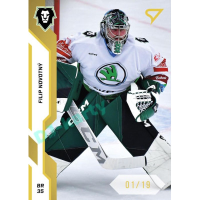 2022/23 Sportzoo ELH 1. série #056 Filip Novotný Gold xx/19