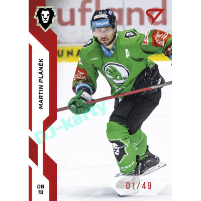 2022/23 Sportzoo ELH 1. série #060 Martin Pláněk Red xx/49
