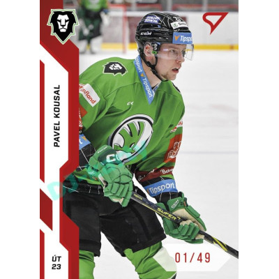 2022/23 Sportzoo ELH 1. série #068 Pavel Kousal Red xx/49