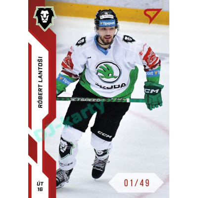 2022/23 Sportzoo ELH 1. série #069 Róbert Lantoši Red xx/49