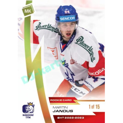 2023 MK reprezentace #08 Martin Jandus Gold parallel 1 of 15