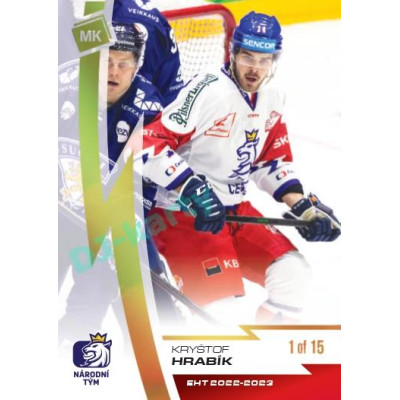 2023 MK reprezentace #26 Kryštof Hrabík Gold parallel 1 of 15