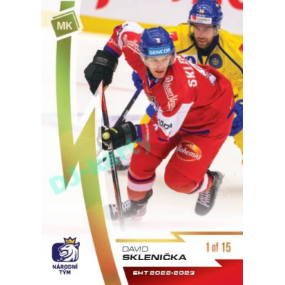 2023 MK reprezentace #30 David Sklenička Gold parallel 1 of 15