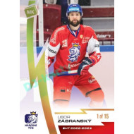 2023 MK reprezentace #35 Libor Zábranský Gold parallel 1 of 15