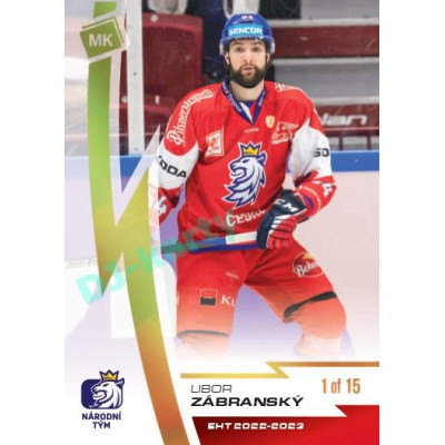 2023 MK reprezentace #35 Libor Zábranský Gold parallel 1 of 15