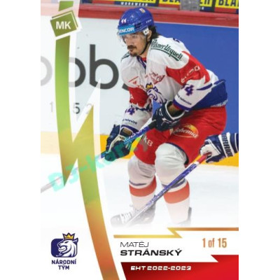2023 MK reprezentace #37 Matěj Stránský Gold parallel 1 of 15