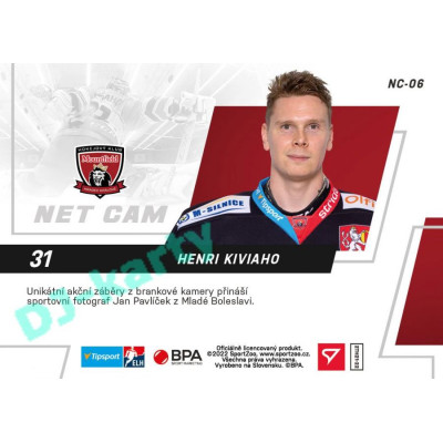 2021/22 Sportzoo TIPSPORT ELH 2. série #NC-06 Henri Kiviaho Net Cam