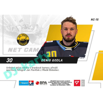 2021/22 Sportzoo TIPSPORT ELH 2. série #NC-15 Denis Godla Net Cam