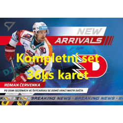 2024/25 Sportzoo ELH 1. serie kompletní set 36ks karet New Arrivals