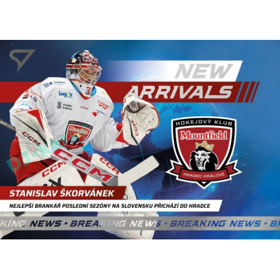2024/25 Sportzoo ELH 1. serie #NA-19 Stanislav Škorvánek New Arrivals