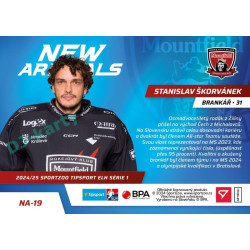 2024/25 Sportzoo ELH 1. serie #NA-19 Stanislav Škorvánek New Arrivals