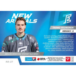 2024/25 Sportzoo ELH 1. serie #NA-27 Tarmo Reunanen New Arrivals
