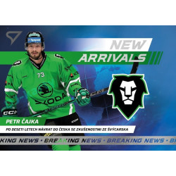 2024/25 Sportzoo ELH 1. serie #NA-33 Petr Čajka New Arrivals