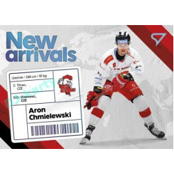 2023/24 Sportzoo ELH 1. série #NA-10 Aron Chmielewski New Arrival