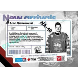 2023/24 Sportzoo ELH 1. série #NA-10 Aron Chmielewski New Arrival