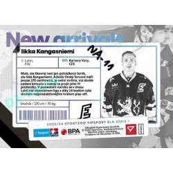 2023/24 Sportzoo ELH 1. série #NA-11 Iikka Kangasniemi New Arrival