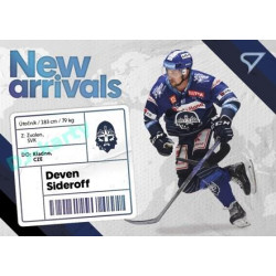 2023/24 Sportzoo ELH 1. série #NA-18 Deven Sideroff New Arrival