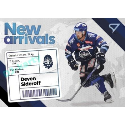 2023/24 Sportzoo ELH 1. série #NA-18 Deven Sideroff New Arrival
