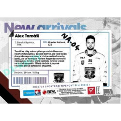 2023/24 Sportzoo ELH 1. série #NA-04 Alex Tamáši New Arrival