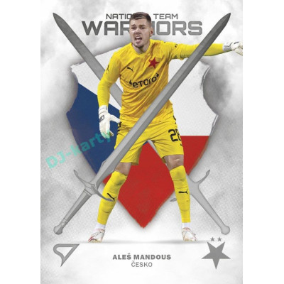 2023/24 Sportzoo Fortuna Liga 2. série #NW-12 Aleš Mandous National Team Warriors