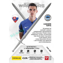 2023/24 Sportzoo Fortuna Liga 2. série #NW-28 Ľubomír Tupta National Team Warriors
