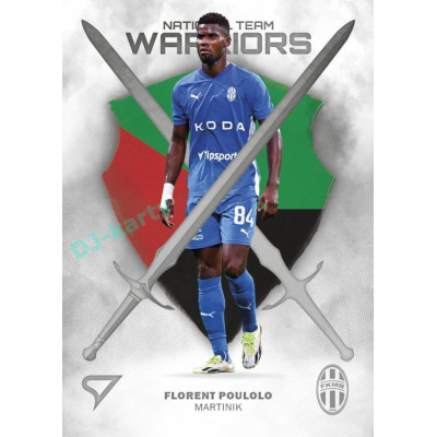 2023/24 Sportzoo Fortuna Liga 2. série #NW-29 Florent Poulolo National Team Warriors