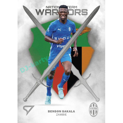 2023/24 Sportzoo Fortuna Liga 2. série #NW-30 Benson Sakala National Team Warriors