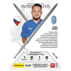 2023/24 Sportzoo Fortuna Liga 2. série #NW-32 Vasil Kušej National Team Warriors