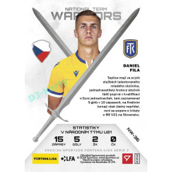 2023/24 Sportzoo Fortuna Liga 2. série #NW-36 Daniel Fila National Team Warriors