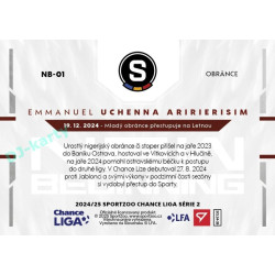 2024/25 Sportzoo Chance Liga 2. série #NB-01 Emmanuel Uchenna Aririerisim New Beginning
