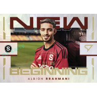 2024/25 Sportzoo Chance Liga 2. série #NB-03 Albion Rrahmani New Beginning Rainbow Gold xx/95