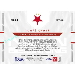 2024/25 Sportzoo Chance Liga 2. série #NB-05 Tomáš Chorý New Beginning