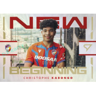 2024/25 Sportzoo Chance Liga 2. série #NB-09 Christophe Kabongo New Beginning Rainbow Gold xx/95