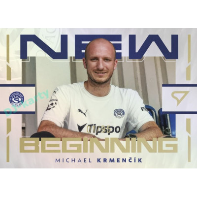 2024/25 Sportzoo Chance Liga 2. série #NB-12 Michael Krmenčík New Beginning Rainbow Gold xx/95