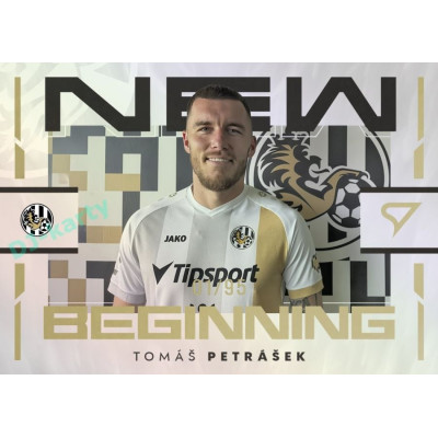 2024/25 Sportzoo Chance Liga 2. série #NB-13 Tomáš Petrášek New Beginning Rainbow Gold xx/95