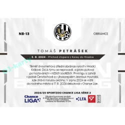 2024/25 Sportzoo Chance Liga 2. série #NB-13 Tomáš Petrášek New Beginning