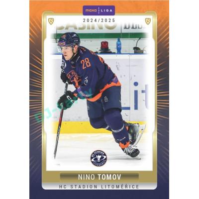 2024/25 Goal Cards Maxa liga 1. série #LIT-07 Nino Tomov Parallel 1of15